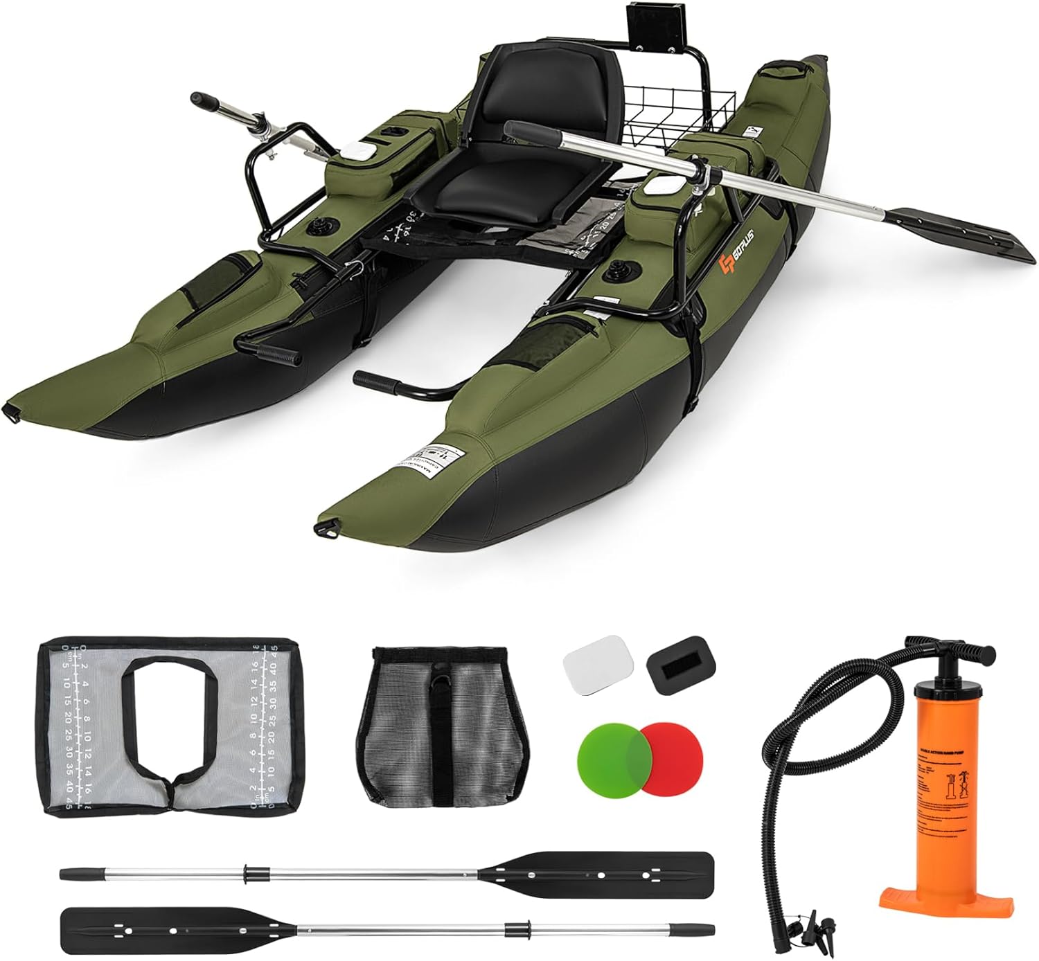 Fishing Boat Paddle - Belly Boat Gonfiabile per Adulti con
