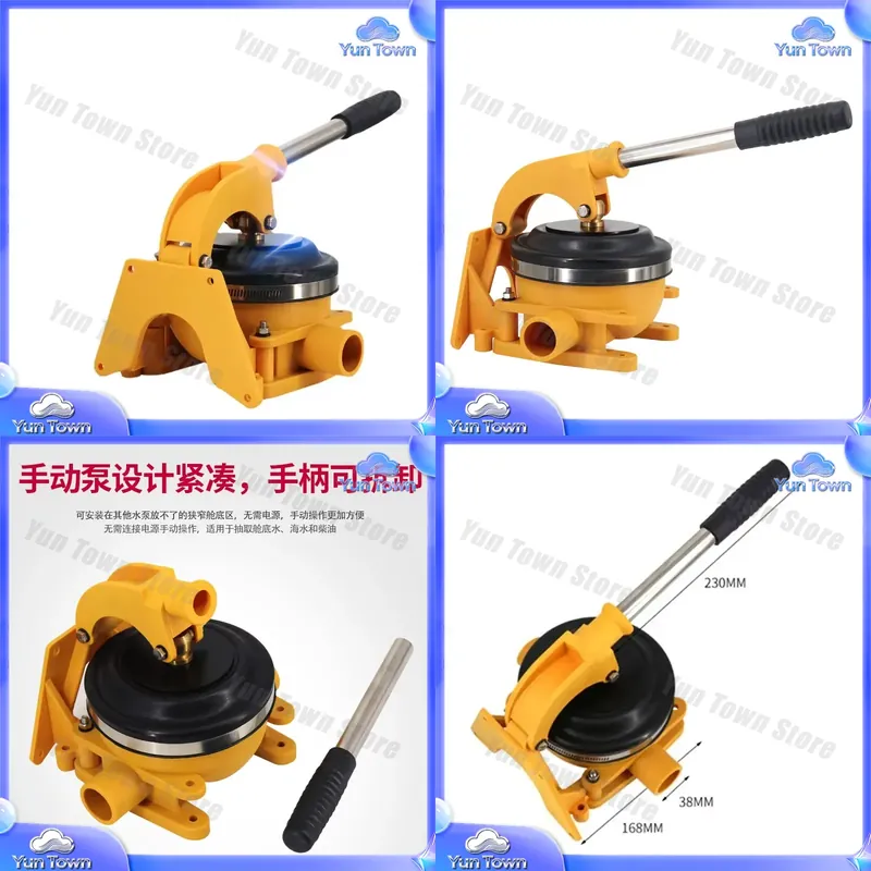 Pompa di sentina manuale per y - Fishing Boat Bilge Pump recensione e prezzo