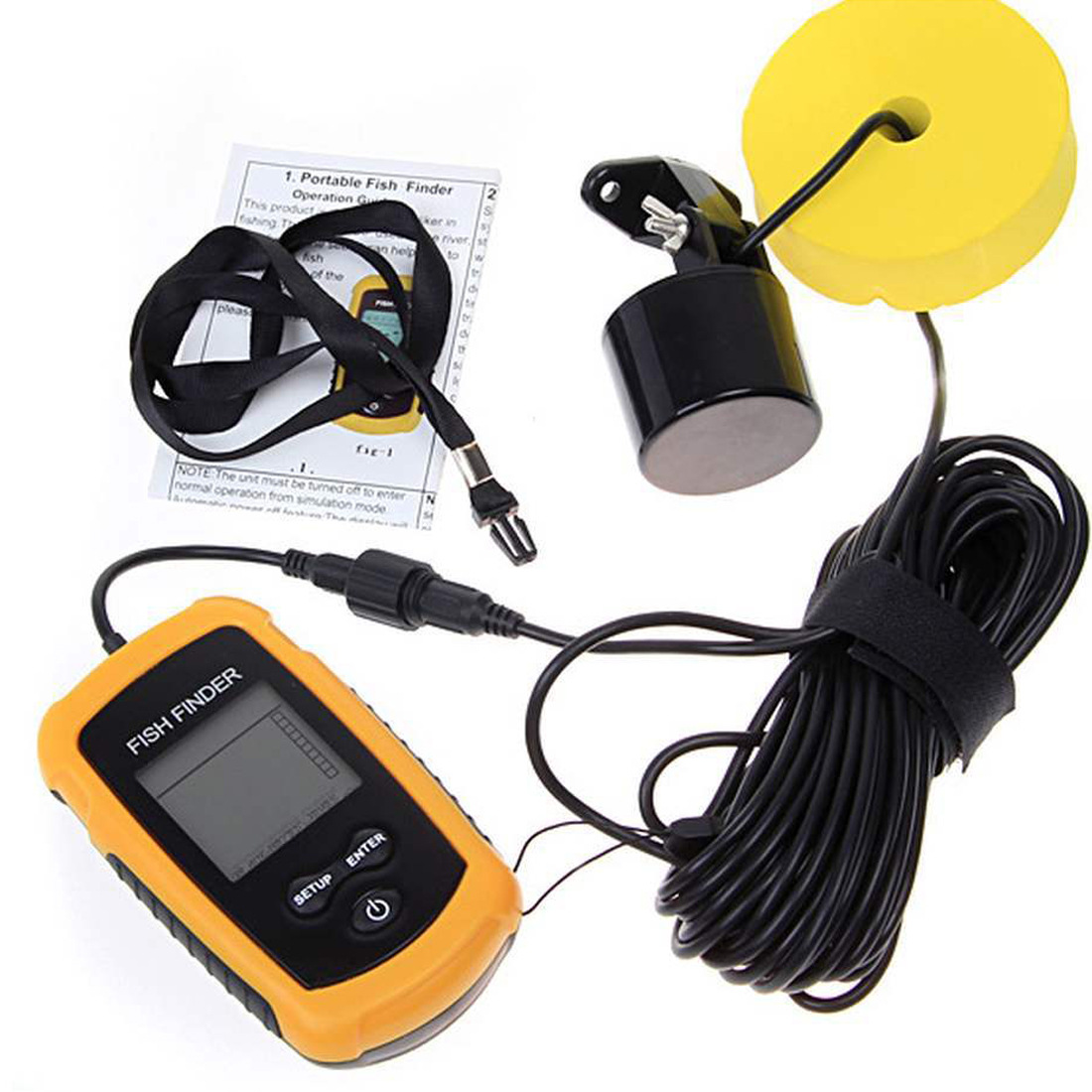 Ecoscandaglio Portatile con Al - Fishing Boat Depth Finder recensione e prezzo